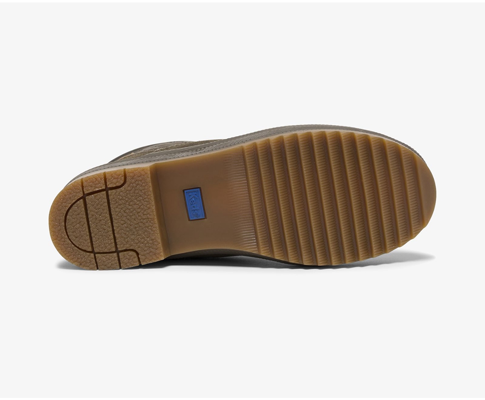 Μπότες Γυναικεια - Keds Camp Water-Resistant Suede W/ Thinsulate™ - Ελιά - HGRBQ0571